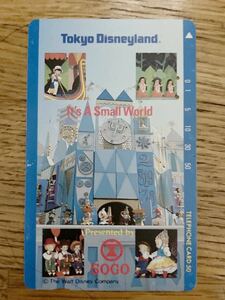  Showa Retro телефон карта использованный Tokyo Disney Land 