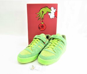 adidas アディダス × THE GRINCH FORUM LOW HP6772 SIZE:US10.5 28.5cm メンズ スニーカー 靴 □UT9869