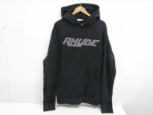 RHUDE ルード SWAROVSKI HOODIE スワロフスキーフーディー パーカー ヴィンテージ加工 SIZE:XS ∥FG6442