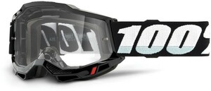 100% MXゴーグル ACCURI2 OTG ブラック（Bk） アキュリ2 眼鏡対応 モトクロス 正規輸入品 WESTWOODMX
