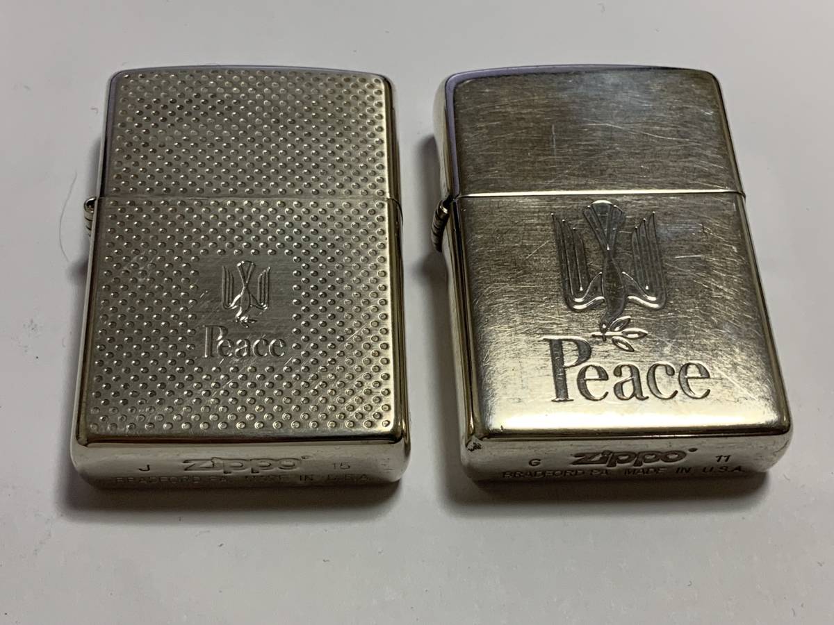 ヤフオク! -「ピース」(たばこメーカー) (Zippo)の落札相場・落札価格