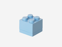 LEGO MINI BOX 4 レッド ブルー イエロー 白 黒 グリーン 色選択 筆箱 レゴブロック 収納_画像9