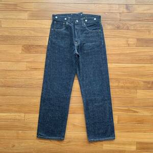 Levi's S702XX 96 Сделано в Японии джинсовые штаны Levis Bige Jeans Vintage Replica Thank Blue One Wash W31 Indigo