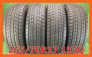 ★2016年製 265/70R17 115Q ダンロップ WINTER MAXX SJ8 中古 スタッドレス 4本 17インチ★