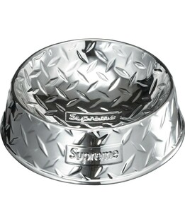 Supreme Diamond Plate Dog Bowl Silver シュプリーム ダイヤモンド プレイト ドック ボウル シルバー ドックボウル 犬 犬グッズ 餌