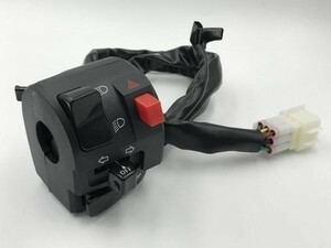 【左 ハンドル スイッチ ボックス】 送料込 多機能 バイク オートバイ ハザード 検索用) ZRX400 ZZR1100 ホーク2 GS400 XV1600