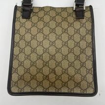 美品 GUCCI グッチ ショルダーバッグ メッセンジャーバッグ GG柄 シマ シェリーライン GGスプリーム pvc レザー メンズ_画像2