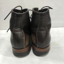 【LONE WOLF BOOTS】メカニック ロンウルフブーツ US8 BRW LW00450 レースアップブーツ ts202403_画像3