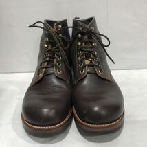 【LONE WOLF BOOTS】メカニック ロンウルフブーツ US8 BRW LW00450 レースアップブーツ ts202403_画像2