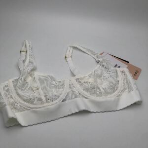 Ｂ８０　Ｈ＆Ｍ　シースルー 　レース　ブラジャー　３６B　ワイヤー　セクシー　白