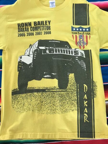 Team Dakar USA Tシャツ チーム ダカール ラリー サウジアラビア レース ダート レーシング アメリカ ビンテージ 古着 アメカジ