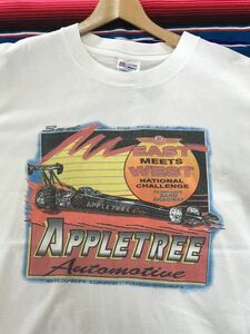 Appletree Automotive Tシャツ　ミシガン　カスタムショップ　ドラッグレース　オフロード　アメリカ　ビンテージ　古着　アメカジ