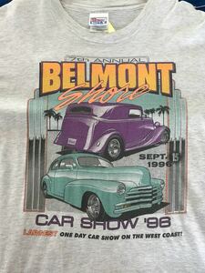 Belmont Shore Car Show 1996 Tシャツ ロングビーチ　カリフォルニア　カーショー　ホットロッド　アメリカ　ビンテージ　古着　アメカジ