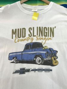 Chevrolet 100years Tシャツ　シボレー　100周年　アメリカ　ビンテージ　ピックアップトラック　カントリー　古着　アメカジ