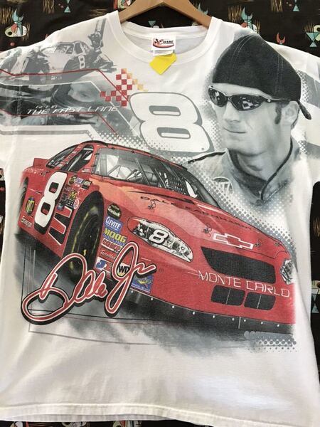 Dale Jr 8 Tシャツ デイルジュニア ナスカー ドライバー レーシング レース ノースカロライナ州 アメリカ ビンテージ 古着