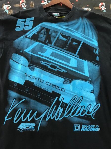 Kenny Wallace 55 Tシャツ　ケニーウォレス　ナスカー　レース　レーシング　ミゾーリ州　モンテカルロ　アメリカ　ビンテージ　古着