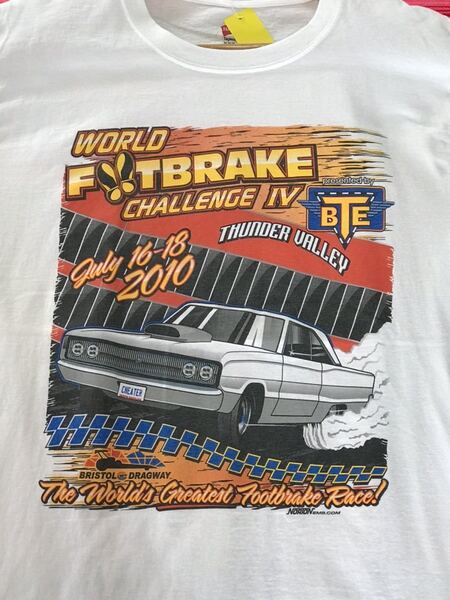 World Footbrake Challenge 2010 Tシャツ　アメリカ　レース　レーシング　テネシー州　ブリストル　ビンテージ　古着　アメカジ