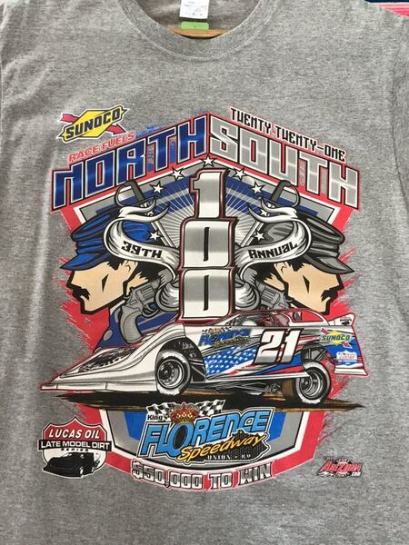 North South 100 Tシャツ　レース　レーシング　ケンタッキー州　フローレンススピードウェー　アメリカ　ビンテージ　古着　アメカジ