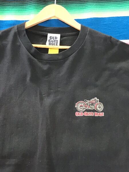 Old Guys Rule Tシャツ オールドガイズルール イギリス バイク アメリカ 企業 ビンテージ 世田谷ベース 古着 アメカジ