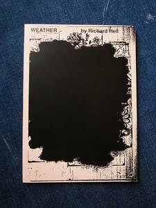 希少絶版・マイナー洋書●RICHARD HELL・CHRISTOPHER WOOL COVER ART・aka TELEVISION・NY PUNK・98年・送料込