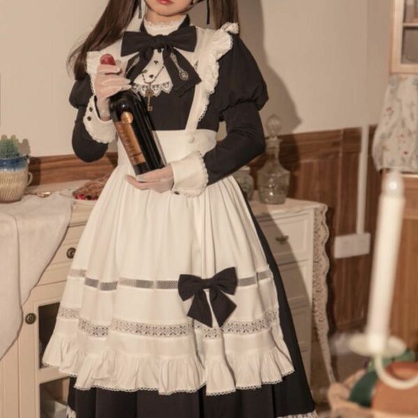 エペティス　ロリータ服　夢かわいい　メイド服　クラシカルメイド　ロングワンピース　新品未使用品