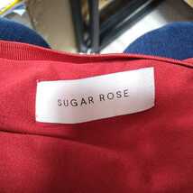 sugar rose 袖なし トップス シャツ 赤　サイズ：F　0616タツ-Ya④_画像6