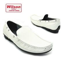 Wilson ウイルソン デッキシューズ//モカシン/Wh 260cm　No8801_画像1