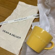 新品未使用 DEAN&DELUCA モーニングマグ キャラメルイエロー ディーン&デルーカ マグカップ 定番カップ 黄色_画像2