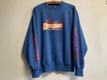 90s 00s DRAGON OPTICAL ドラゴンオプティカル ファイヤーパターン スウェット トレーナー サーフ スケボー BMX 西海岸 カリフォルニア_画像1