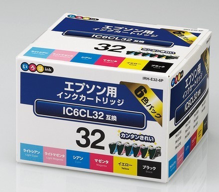 EPSON 純正 エプソン インクカートリッジ IC6CL32 カラー 6色パック