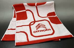 ★【未使用】シトロエン　CITROEN★今治タオル　フェイスタオル　レッド　日本製★ノベルティ