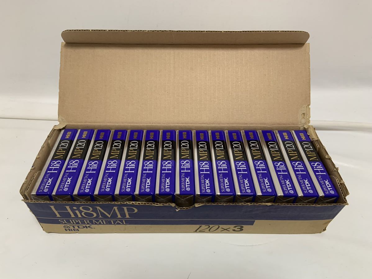 新品 TDK Hi8 MP120 スーパーメタル P6-120HMPG 15本セット 162j2400