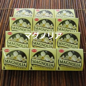 〓　新品　〓　お香　〓　HEM マグノリア コーンタイプ 12箱セット 〓 Magnolia Cone