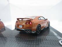 1/43 日産 2017 GT-R R35 ディーラー特注 ミニカー　アルティメイトシャイニーオレンジ　カラーサンプル_画像3