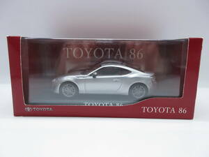 1/30 トヨタ 86 TOYOTA86 カラーサンプル 非売品 ミニカー　スターリングシルバーメタリック