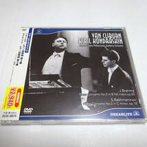 国内盤DVD/帯付「ブラームス＆ラフマニノフ：ピアノ協奏曲第2番」クライバーン＆コンドラシン_画像1