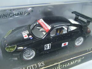 ミニチャンプス 1/43　ポルシェ 911 GT3 RS #91　ルマン 2005　（400056971）