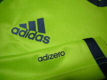 アディダス 16-17年ドイツ代表adizeroユニフォームシャツ黄緑 Mサイズ_画像6