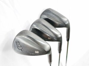 ☆【最終処分】BACK-9 WEDGE V.W.H.C バックナイン ウェッジ 黒染め仕上げ M4 48°/50°/56° + N.S.PRO zelos7 FLEX-S 3本セット 中古!