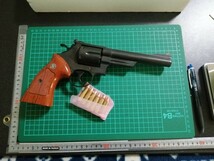 M30　モデルガン コクサイ　S&W M29 未発火 　 カーリッジ付き　インサート 横　動作確認 OK　重さ　745g_画像5