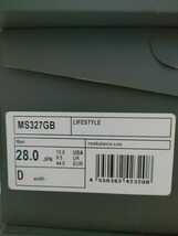 新品 定価11990 ニューバランス MS327GB グリーン 28cm US10 New Balance スニーカー 2022年製 緑 レトロ_画像8