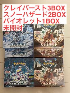 ポケモンカードゲーム クレイバースト スノーハザード バイオレット 新品未開封