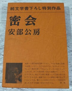 1977年初版/新潮社 純文学書下ろし特別作品 密会 安部公房