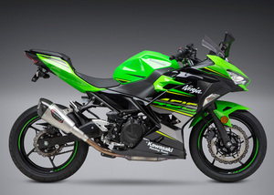 USヨシムラ US Yoshimura / ALPHA スリップオン マフラー ステンレス カーボンエンド / カワサキ Kawasaki ニンジャ 400 Ninja 250 2018-