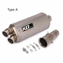 KO Lightning / 430 mm スリップオンマフラー フル チタン / KTM スーパーアドベンチャー1290 R/S/T アドベンチャー 1050 1090 1190 13-21_画像3