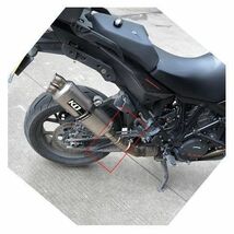 KO Lightning / 430 mm スリップオンマフラー フル チタン / KTM スーパーアドベンチャー1290 R/S/T アドベンチャー 1050 1090 1190 13-21_画像2