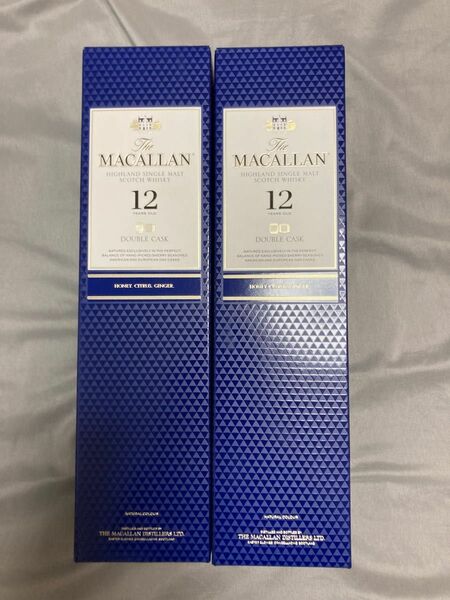 ザ マッカラン 12年 ダブルカスク 箱付き 正規品 700ml 40度 The MACALLAN 2本セット