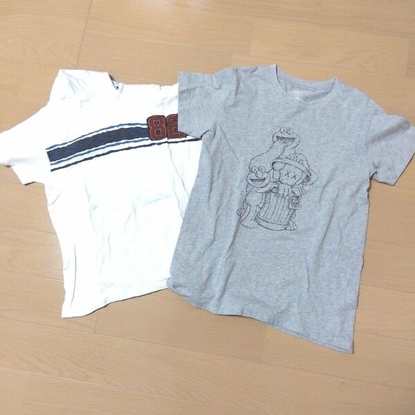 トップス　サイズ150 　一枚はUNIQLO 半袖Tシャツ ユニクロ