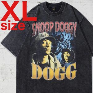 Snoop　スヌープドッグ　レトロ　ラップ　Tシャツ　ブラック　XL