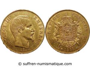 ナポレオン3世　ナポレオン　コイン　　ビンテージ　ヴィンテージ　 限定　レア　入手困難　金貨 Napoleon